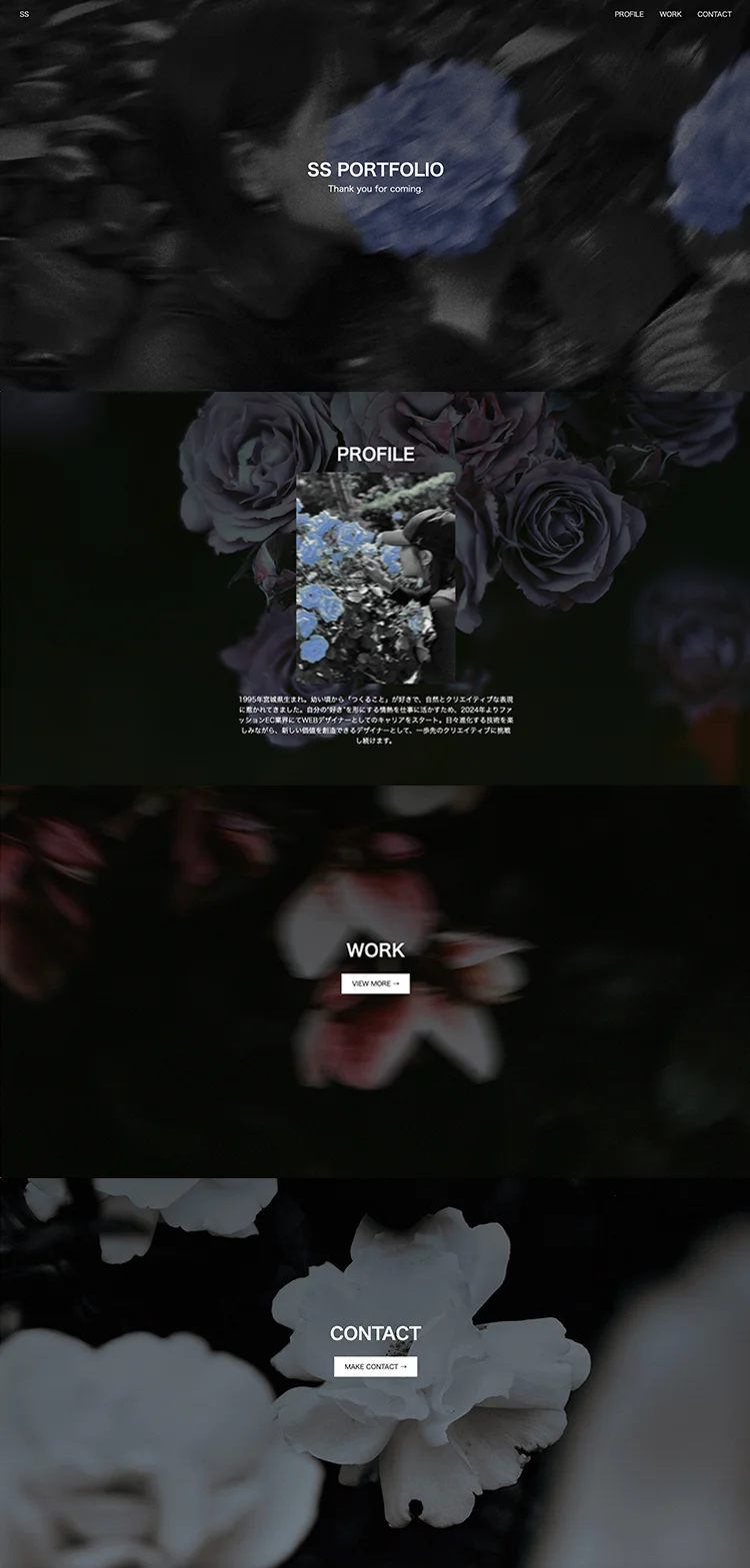 ポートフォリオ PC版