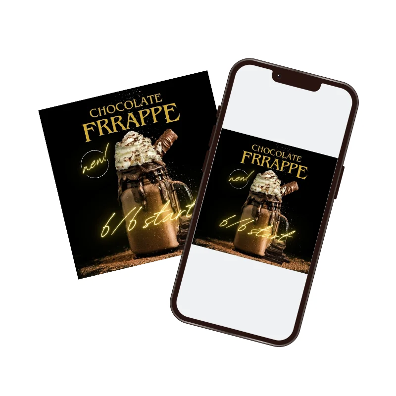 チョコレートフラッペのバナー